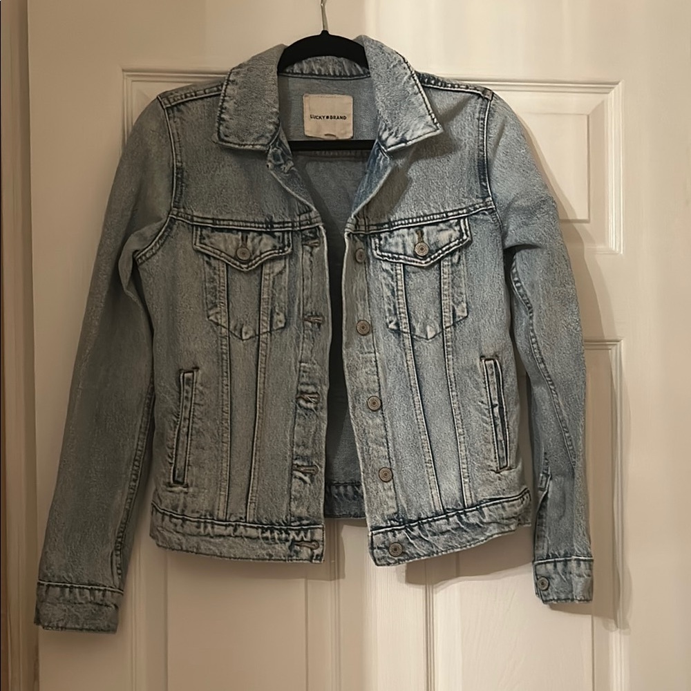 Lucky Brand Faded Blue Denim Jacket